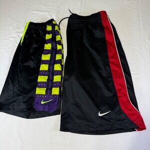 Lot of 2 NIKE Dri-Fit Men's Shorts Size Medium Performance Basketball